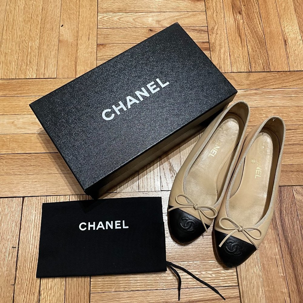 Chanel Ballerina Flats - Size 37.5